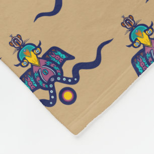 The Bird and the Mouse Fleece Blanket