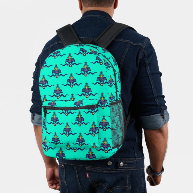 The Bird and the Mouse Printed Backpack (Insitu (Model))