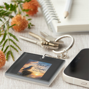 The Bird of Hope Never Dies Key Ring