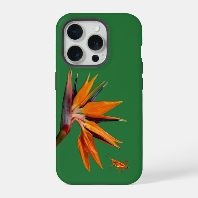 The Bird of Paradise Flower iPhone Case (Back)