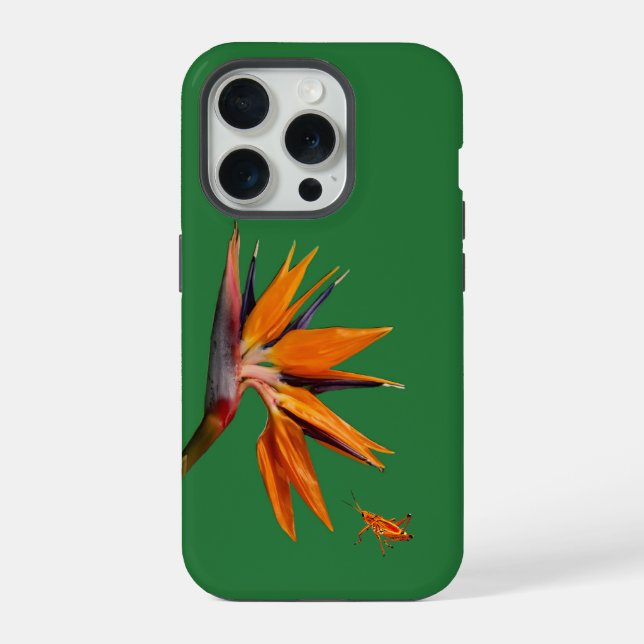 The Bird of Paradise Flower iPhone Case (Back)
