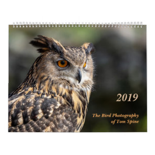 The Bird Photography of Tom Spine ~ 2019 Calendar