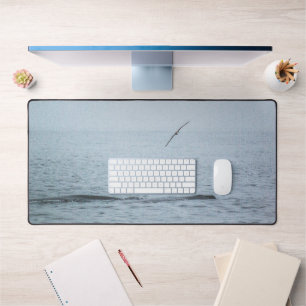 The Bird that Woke the Whales Desk Mat