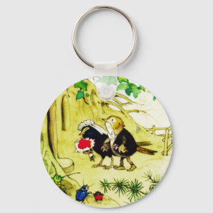 The Bird Wedding Key Ring