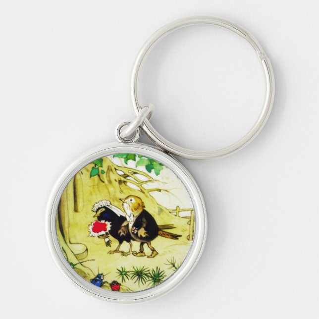 The Bird Wedding Key Ring (Front)