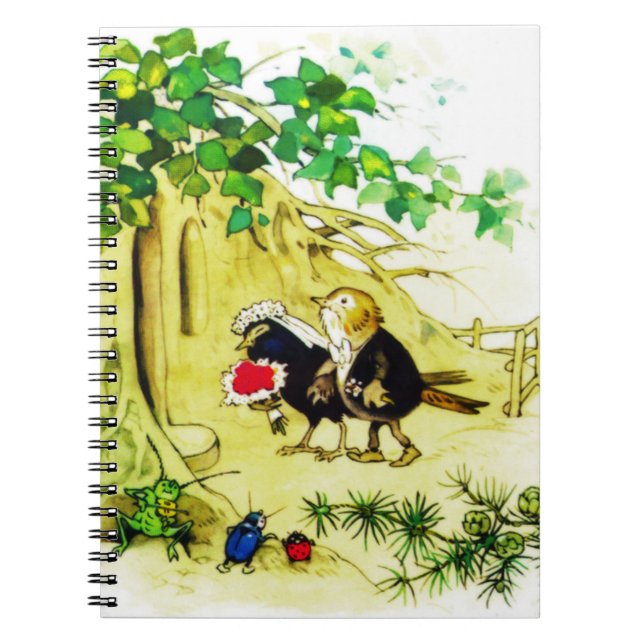 The Bird Wedding Notebook (Front)