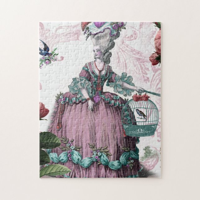 The BirdCage, Marie Antoinette inspired Jigsaw Puzzle (Vertical)