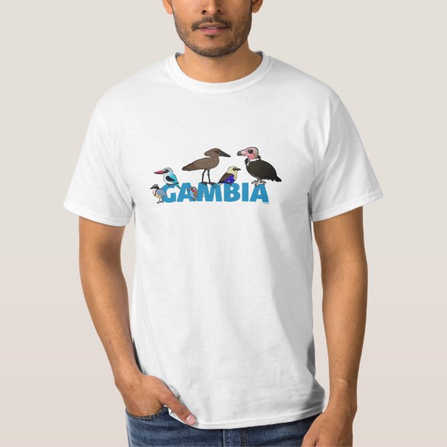 The Birdorable Gambia T-Shirt (Front)