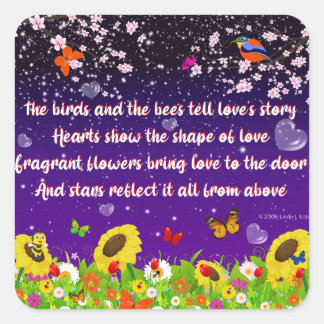 The birds and the bees stickers