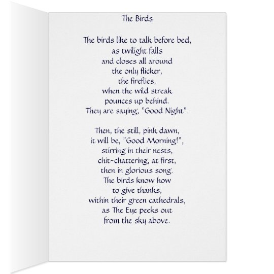 The Birds Greeting Card