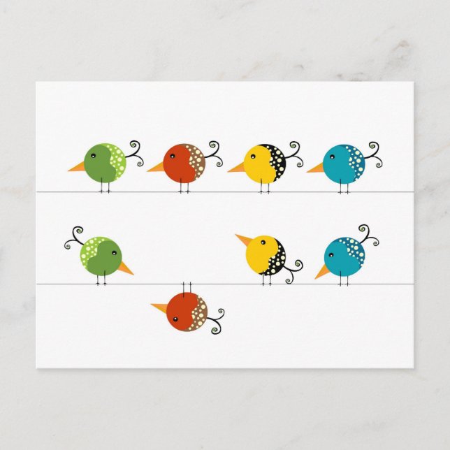 The Birds Postcard (Front)