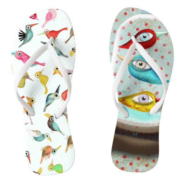 The birds thongs (Footbed)