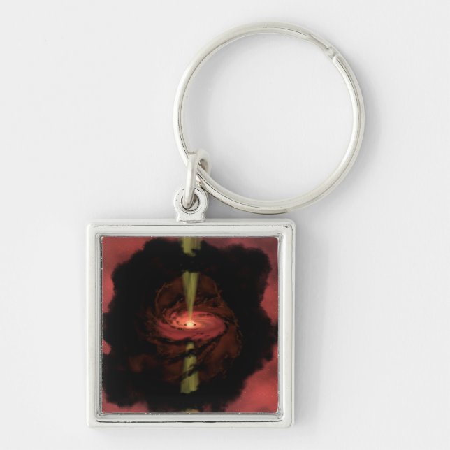 The birth of a star key ring (Front)