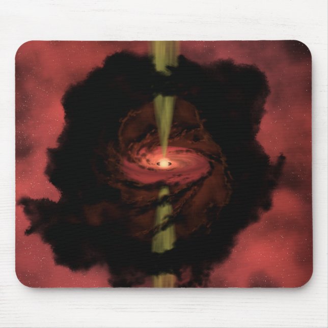 The birth of a star mouse pad (Front)