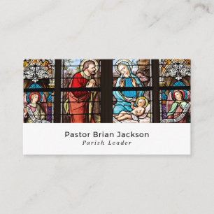 The Birth of Christ, Christianity, Religious Business Card