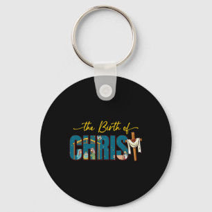 The Birth Of Christ Cross Religious Christmas Nati Key Ring