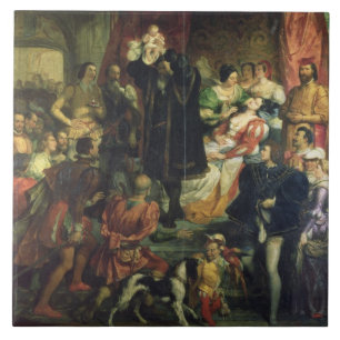 The Birth of Henri IV (1553-1610) at the castle of Tile