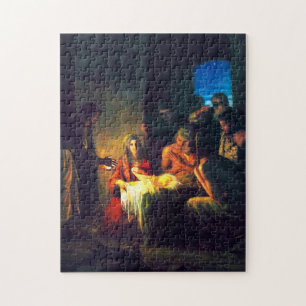 The Birth of Jesus by Carl Bloch Jigsaw Puzzle
