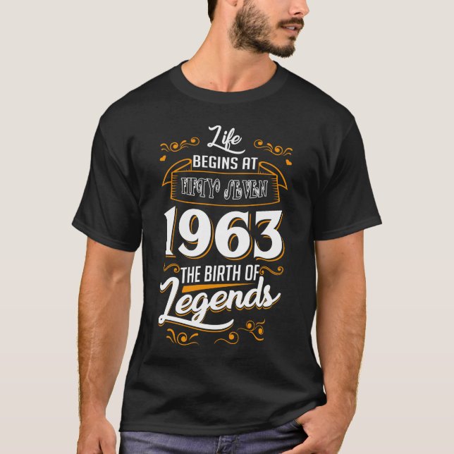 The Birth Of Legends 1963 T-Shirt (Front)