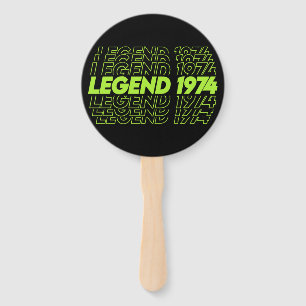 The Birth Of Legends 1974 Hand Fan