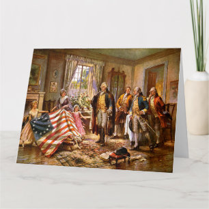 The Birth Of Old Glory - Circa 1917 Card