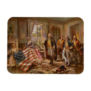 The Birth of Old Glory Magnet