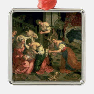 The Birth of St. John the Baptist, 1550-59 Metal Tree Decoration