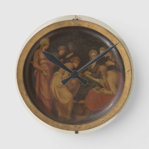 The Birth of St. John the Baptist, c.1526 (oil on Round Clock