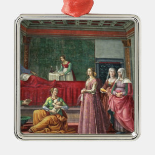 The Birth of St. John the Baptist (fresco) (see al Metal Ornament