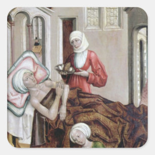 The Birth of St. John the Baptist Square Sticker