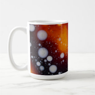 The Birth of Stars in an Abstract Liquid Coffee Mug
