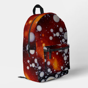 The Birth of Stars in an Abstract Liquid Printed Backpack