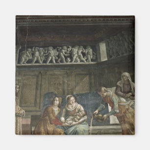 The Birth of the Virgin, 1485-90 Magnet