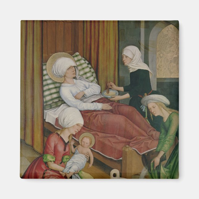 The Birth of the Virgin, c.1500 Magnet (Front)