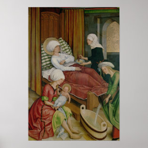The Birth of the Virgin, c.1500 Poster