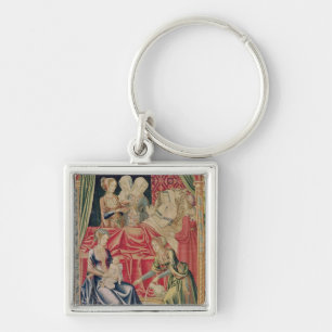 The Birth of the Virgin Key Ring