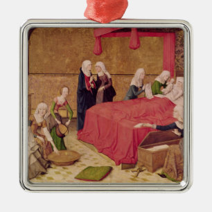 The Birth of the Virgin Metal Tree Decoration