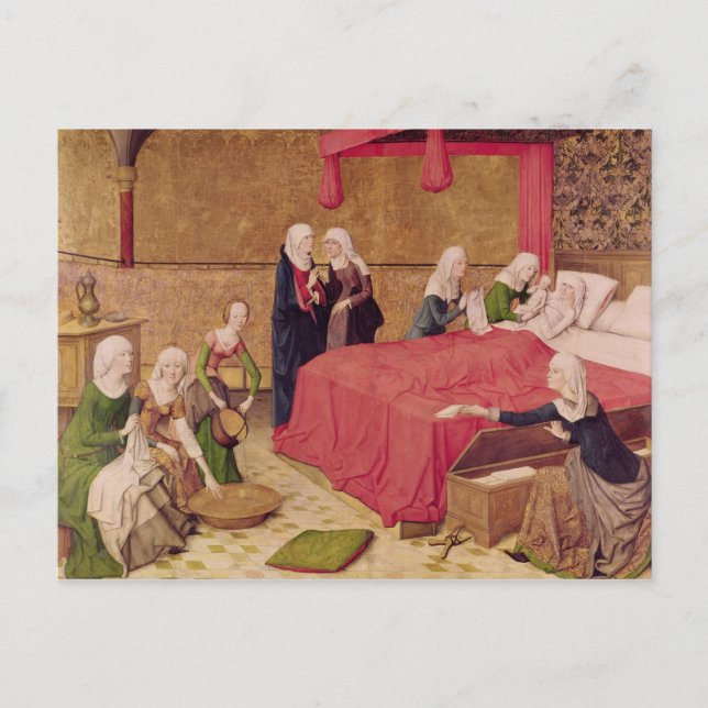 The Birth of the Virgin Postcard (Front)