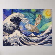 The Birth of Venus at The Great Wave