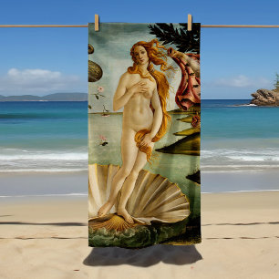 The Birth of Venus Botticelli Beach Towel