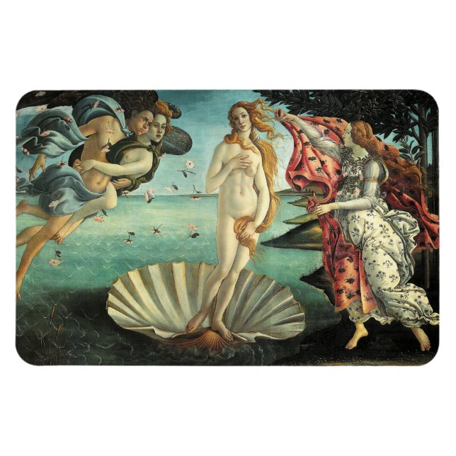 The Birth of Venus Botticelli Flex Magnet (Horizontal)
