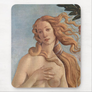 The Birth of Venus by Botticelli, Renaissance Art Mouse Pad