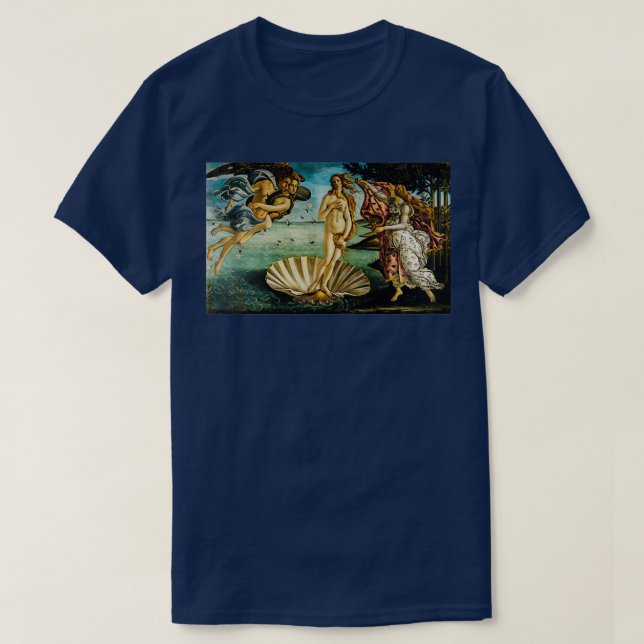 The Birth of Venus by Sandro Botticelli 4 T-Shirt (Design Front)