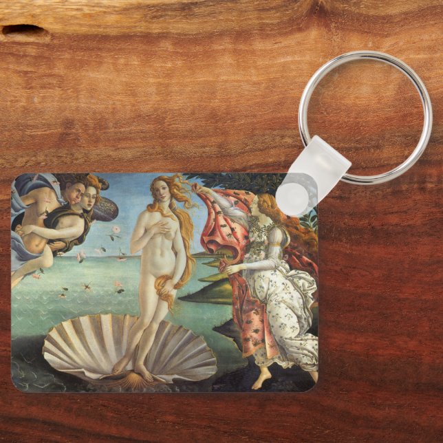 The Birth of Venus by Sandro Botticelli Key Ring (Front)