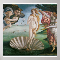 The birth of Venus by Sandro Botticelli,Renaissanc
