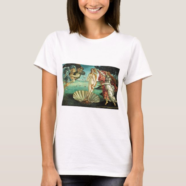 The Birth of Venus by Sandro Botticelli T-Shirt (Front)