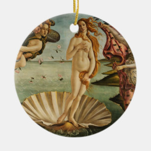 The Birth of Venus Ceramic Ornament