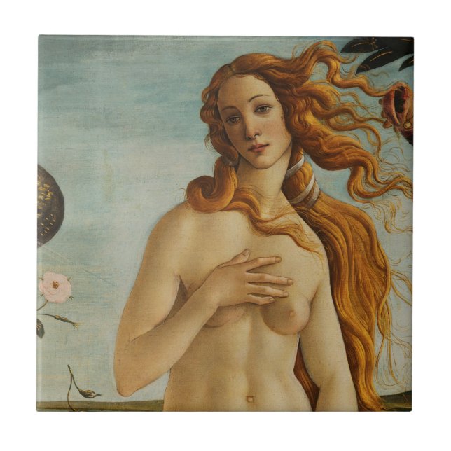 The Birth of Venus Ceramic Tile (Front)