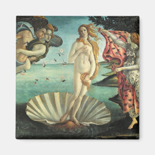 The Birth of Venus - Classic Art by Botticelli Magnet