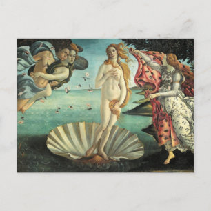 The Birth of Venus - Classic Art by Botticelli Postcard
